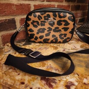 Coach Leopard Print Crossbody Bag